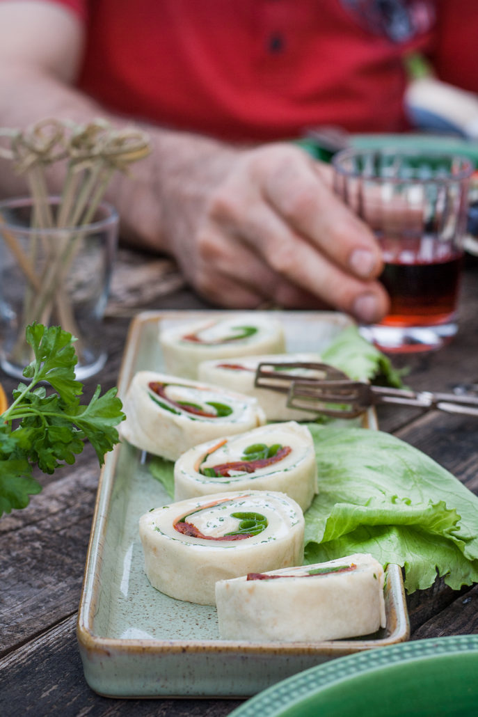 Vegetarian wraps with three kinds of cheese – Mestemacher