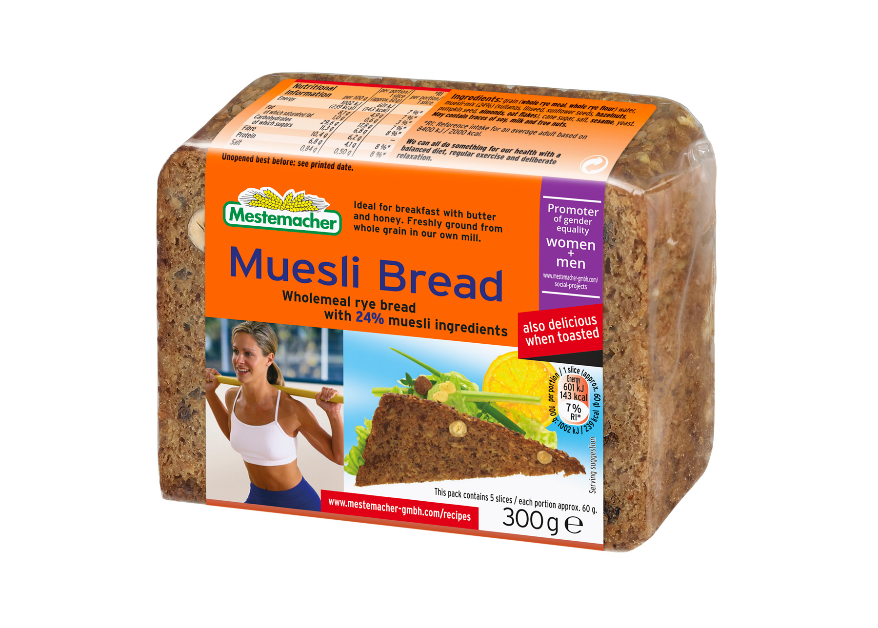 Classic wholemeal breads Mestemacher