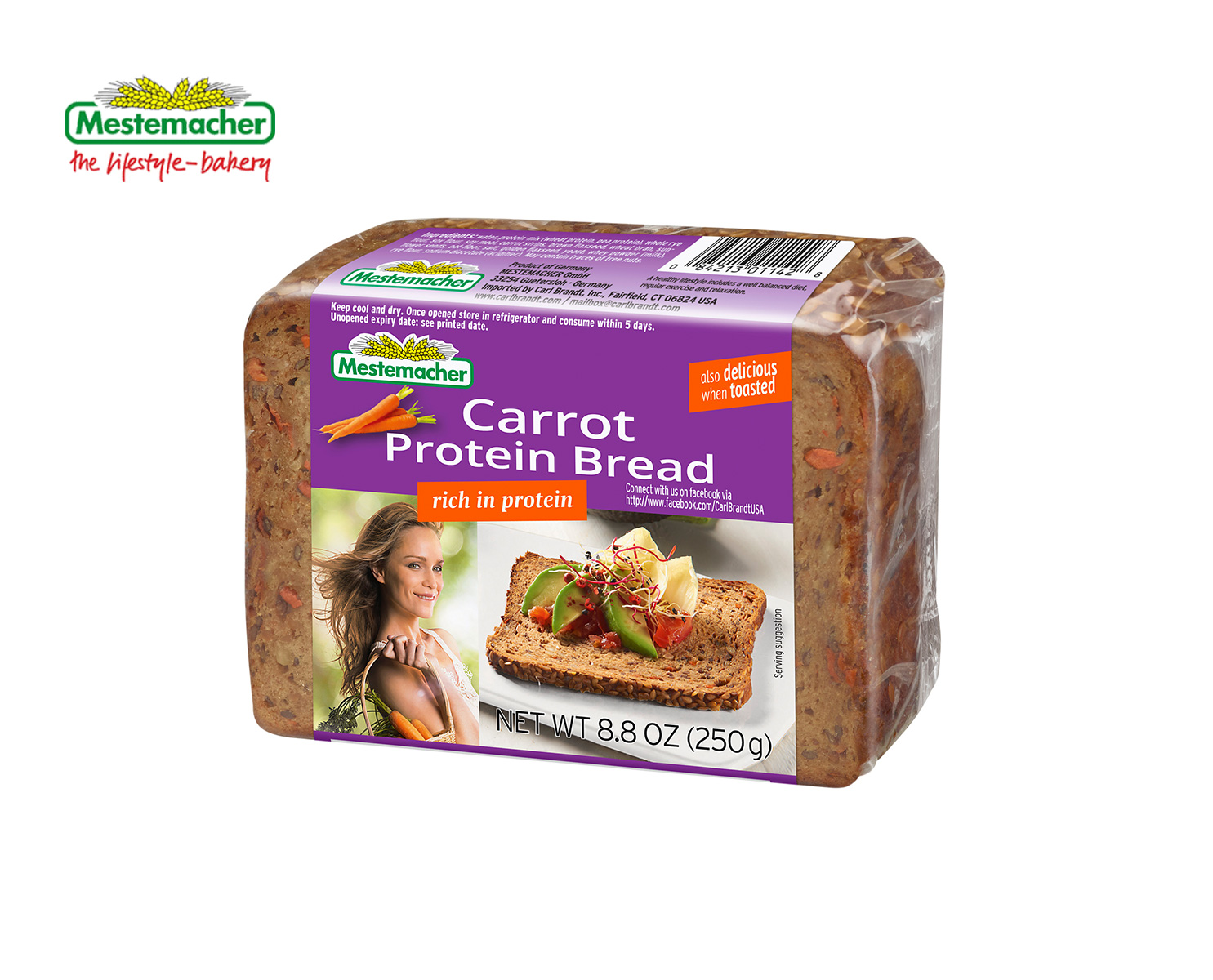 Carrot Protein Bread Mestemacher