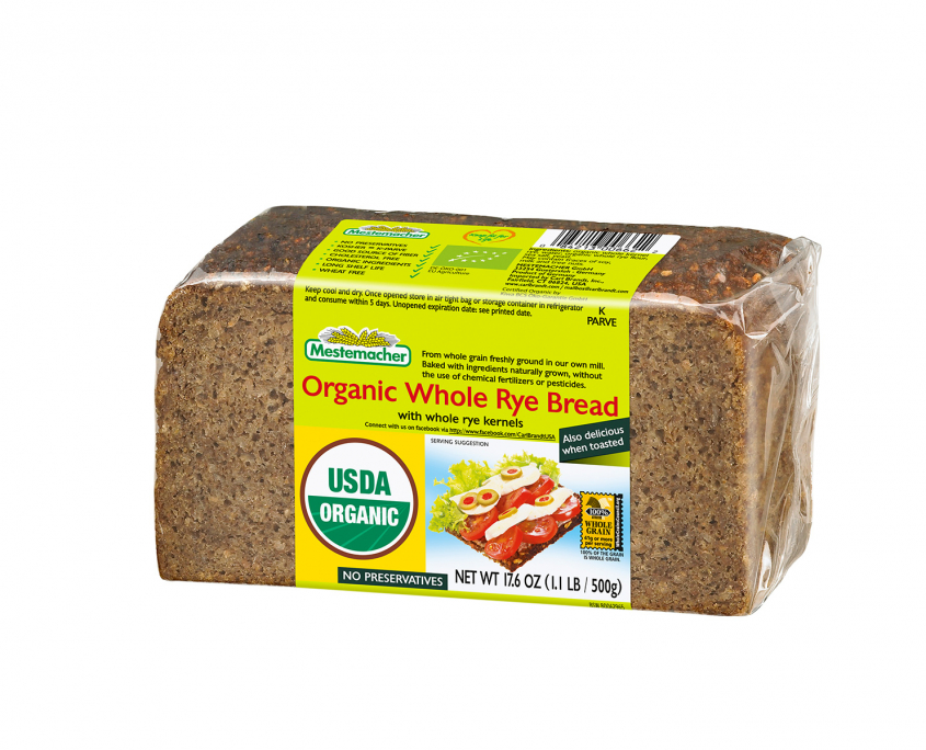 Organic Whole Rye Bread – Mestemacher