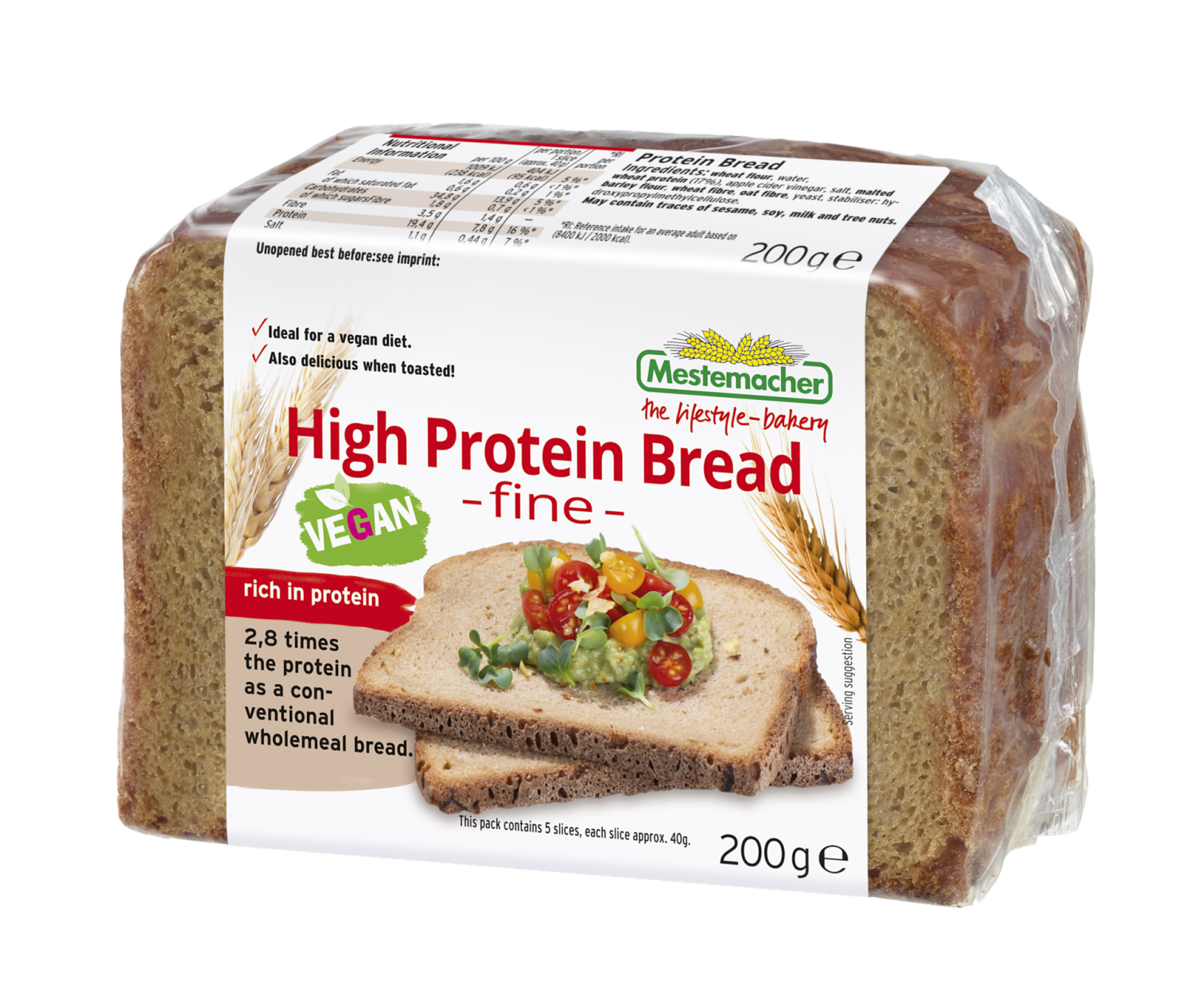 PROTEIN BREADS AND TOAST ROLLS FAMILY Mestemacher
